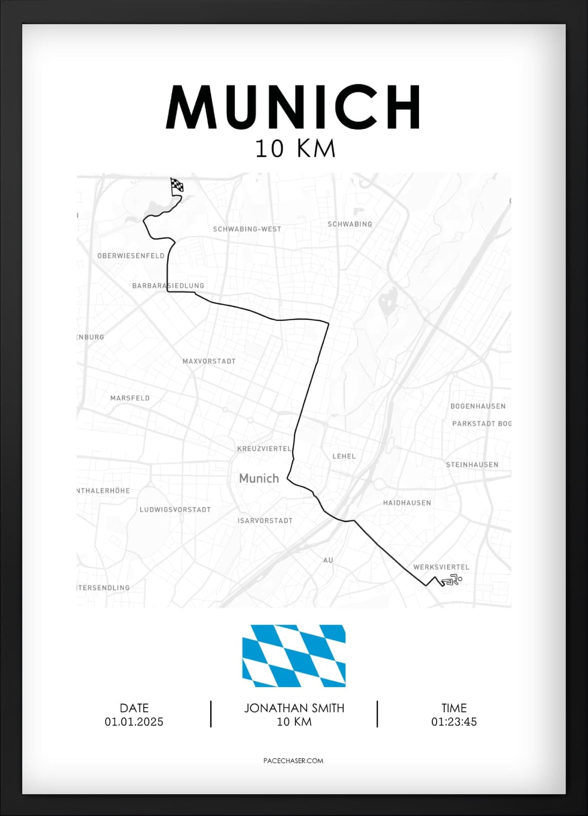 10 km München Poster