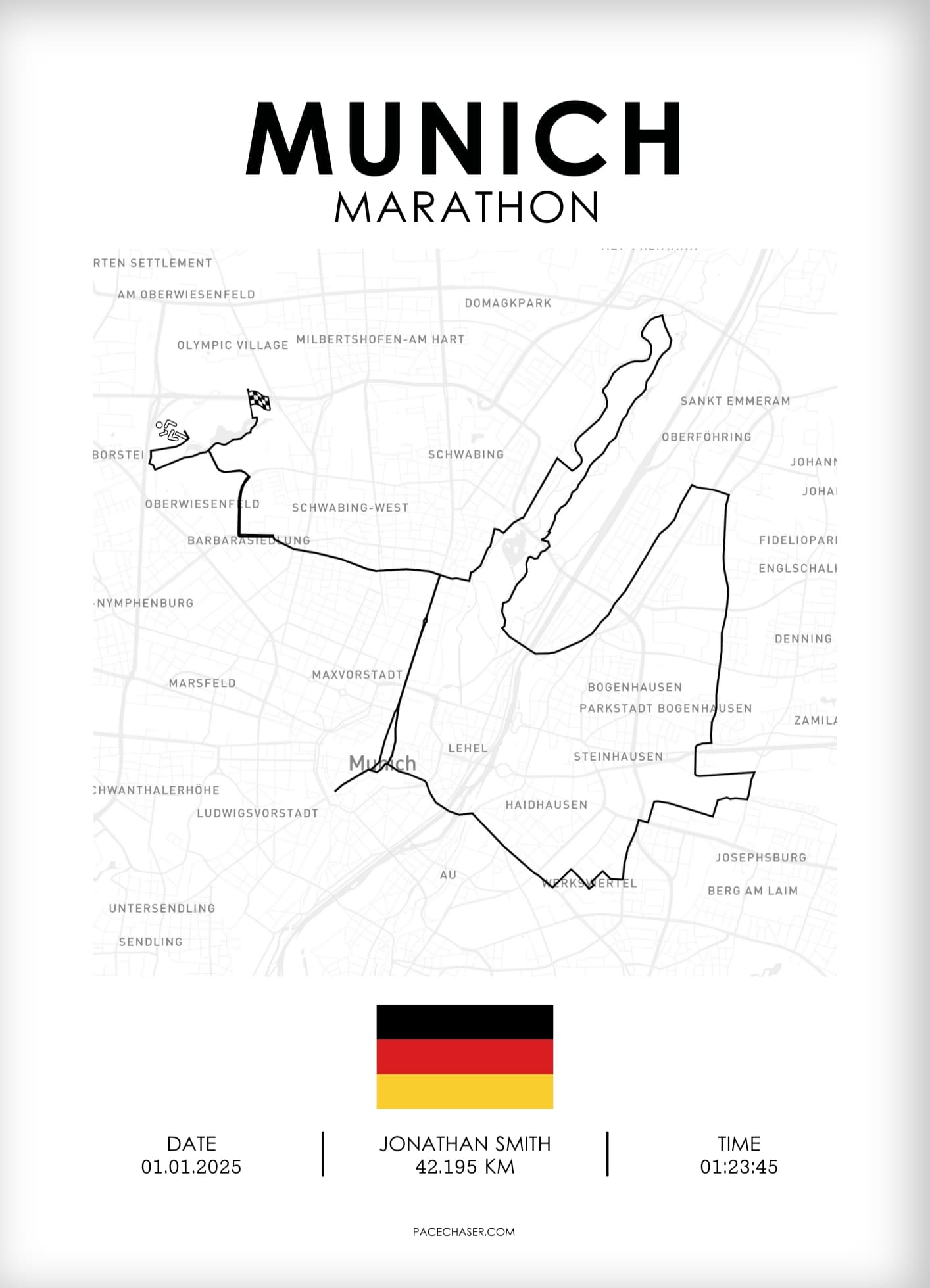 Munich Marathon Poster