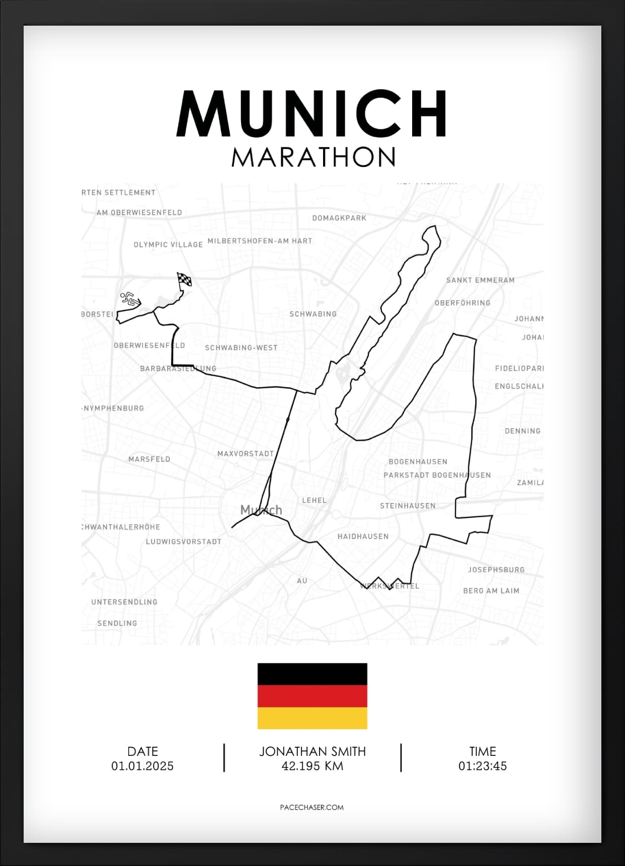 Munich Marathon Poster