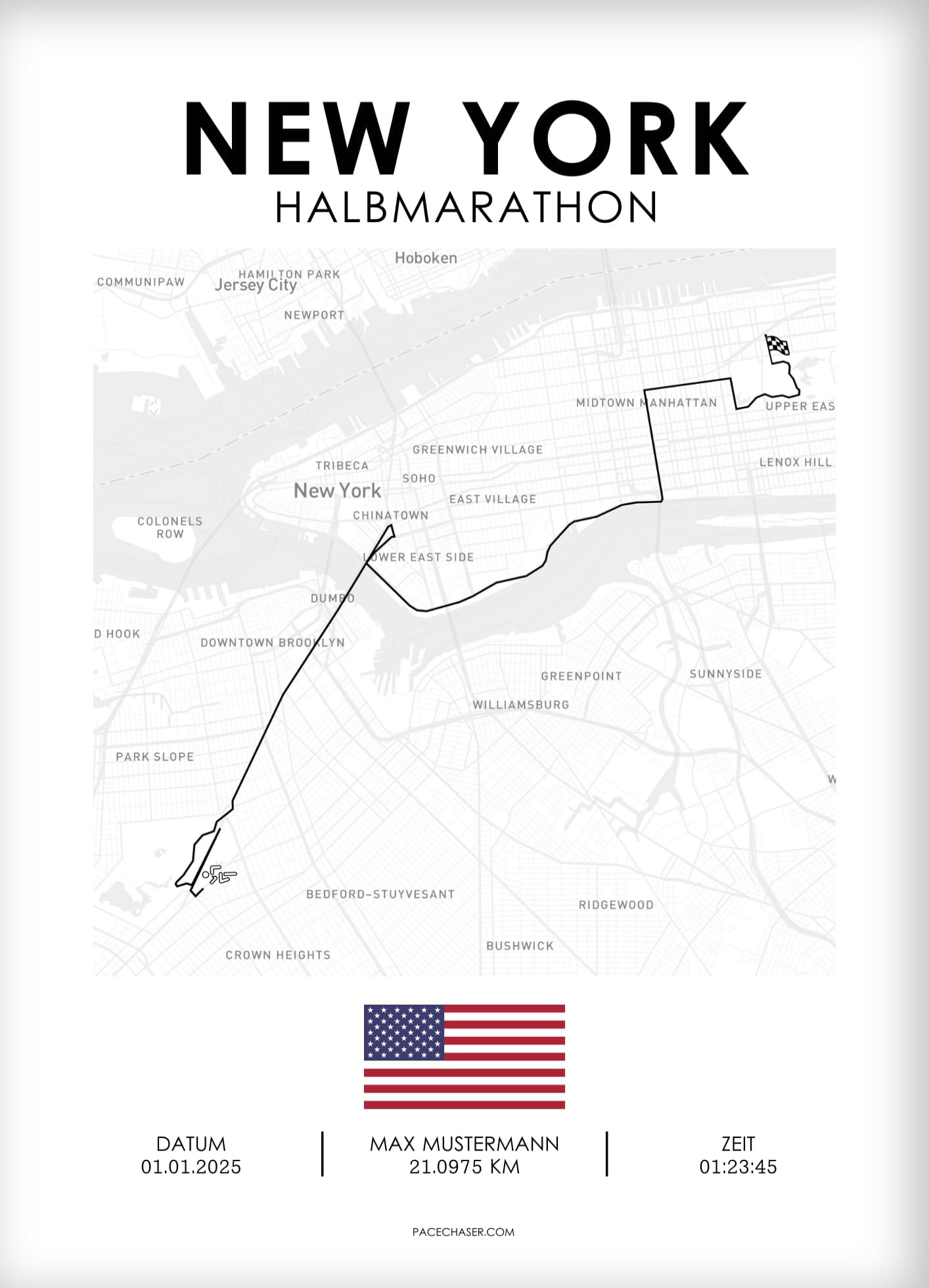 New York Half Marathon Poster