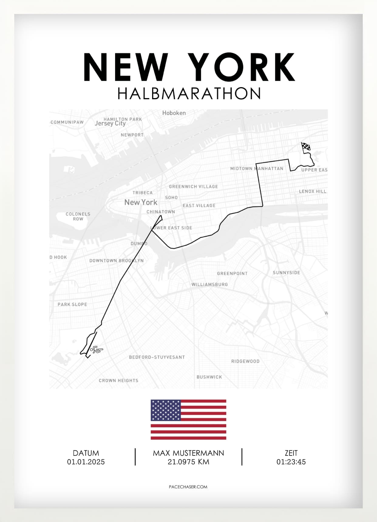 New York Half Marathon Poster