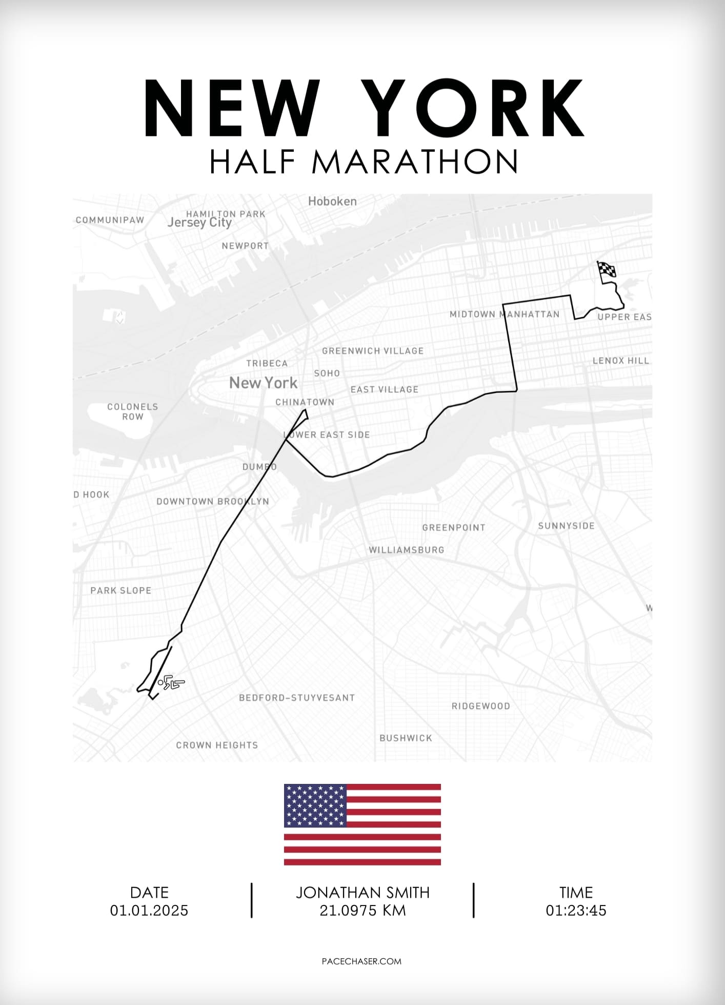 New York Half Marathon Poster