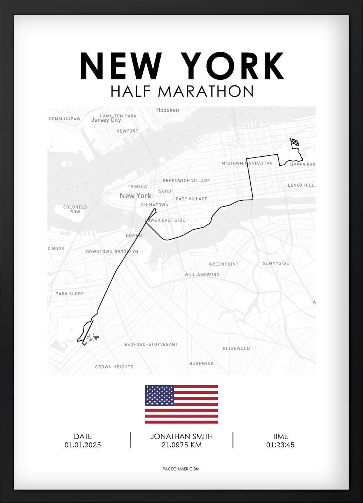 New York Half Marathon Poster