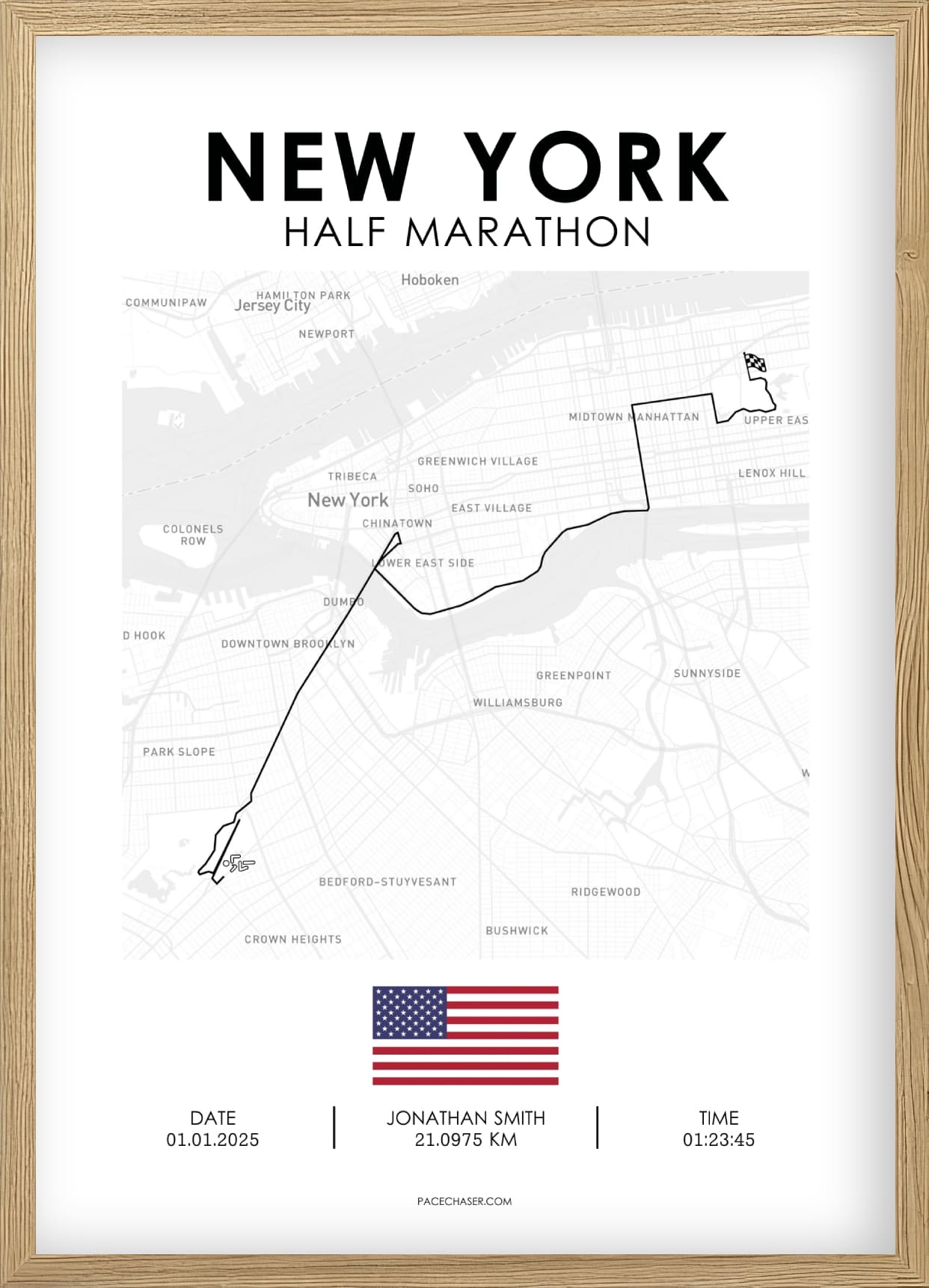 New York Half Marathon Poster