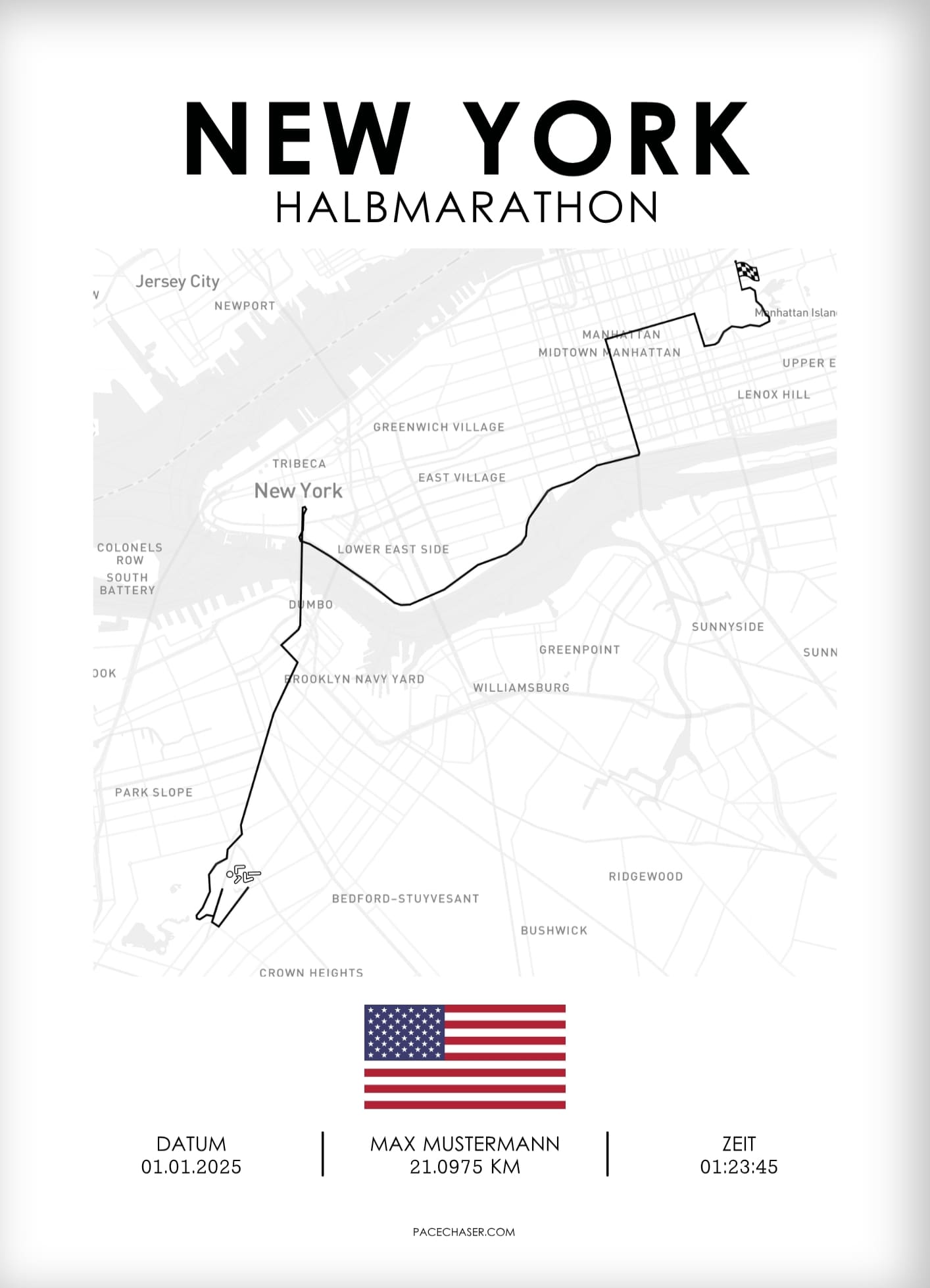 New York Half Marathon Poster