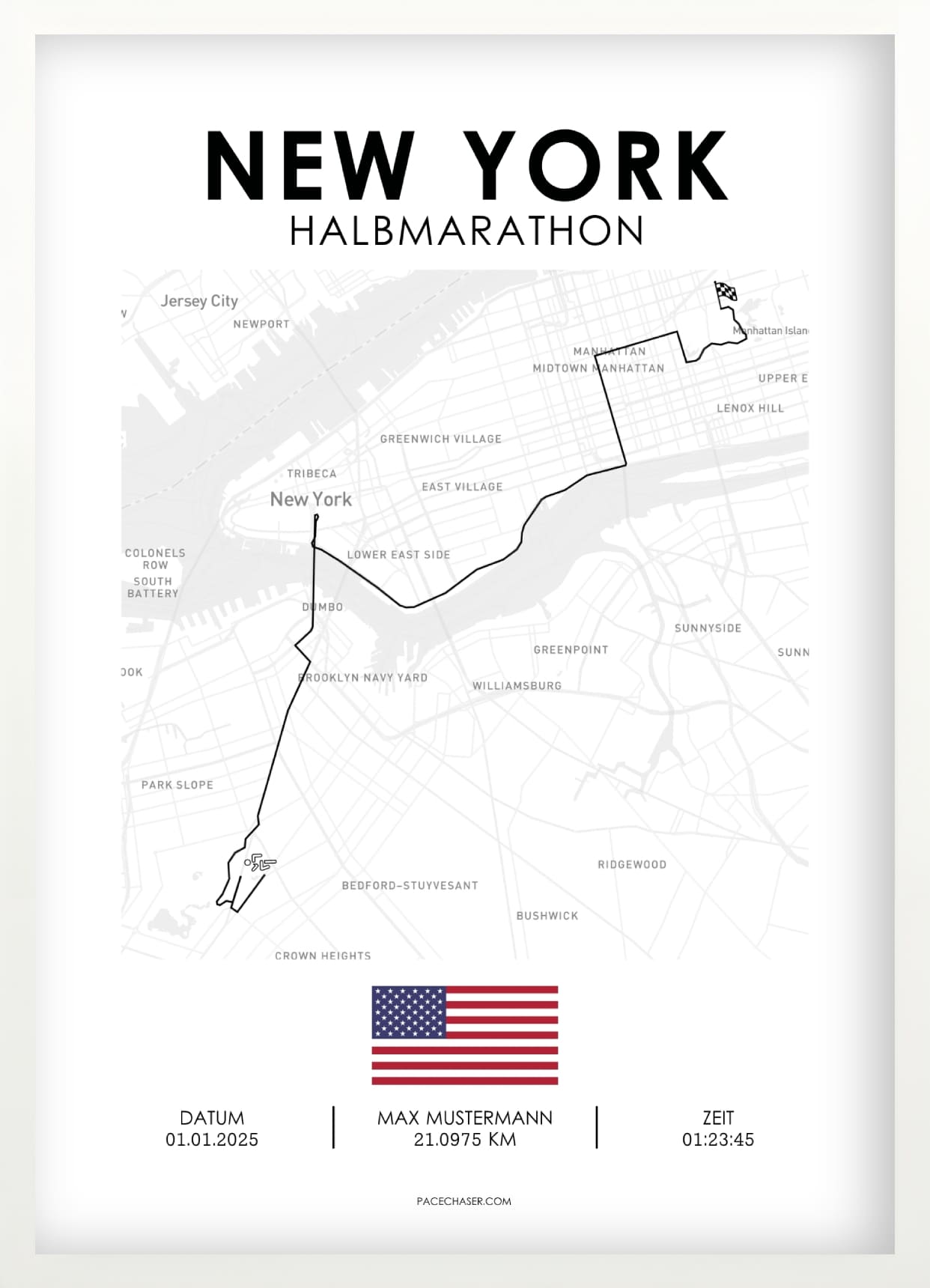 New York Half Marathon Poster