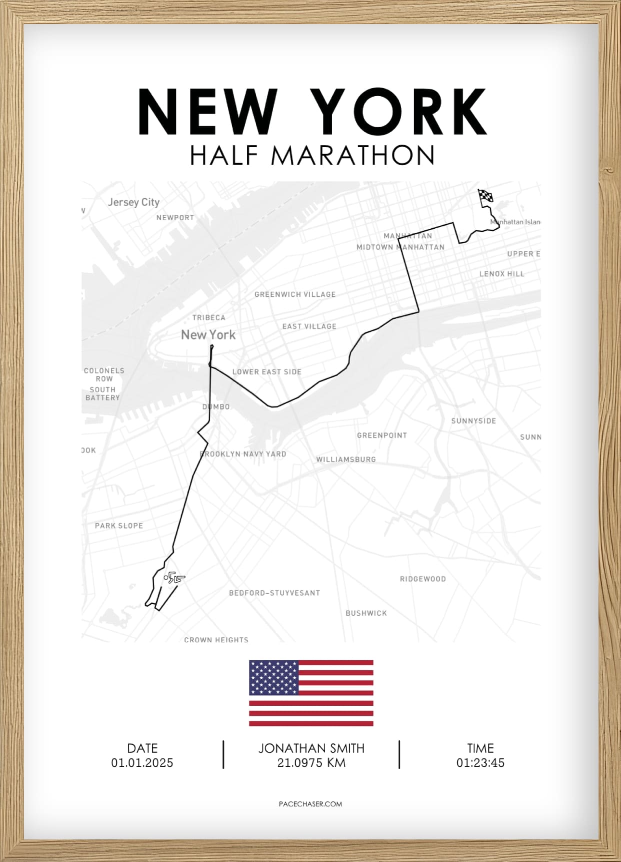 New York Half Marathon Poster