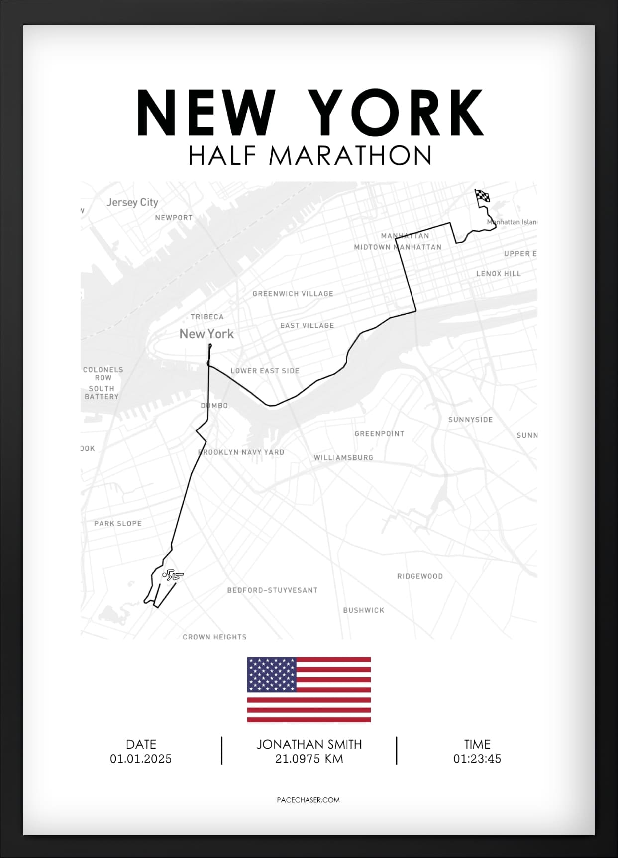 New York Half Marathon Poster