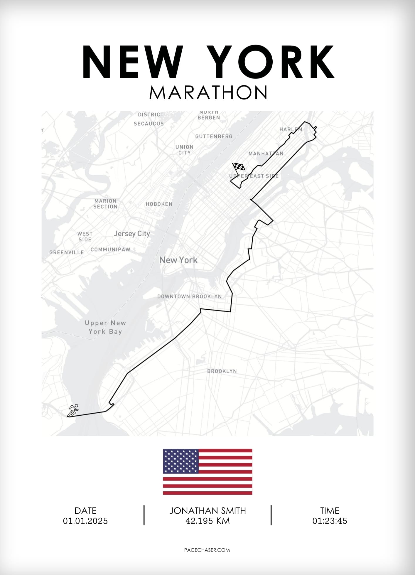 Marathon New York Poster