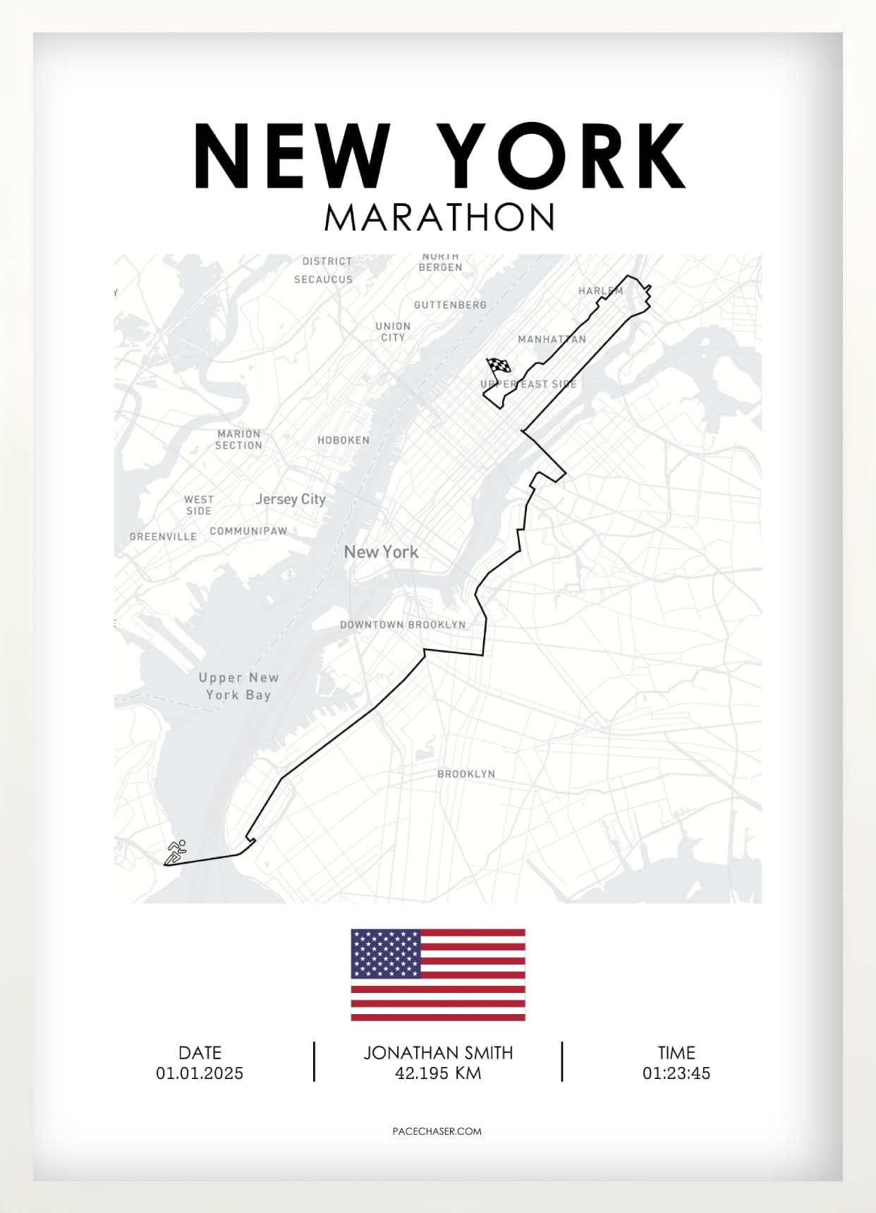 Marathon New York Poster