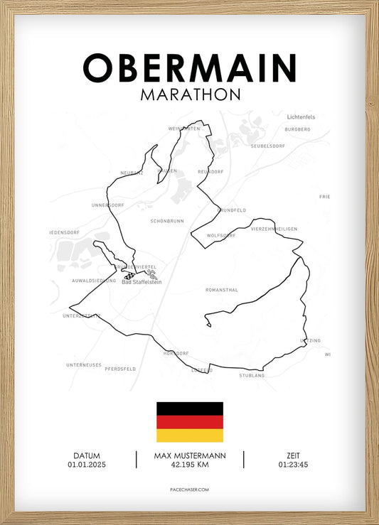 Maraton Obermain plakat