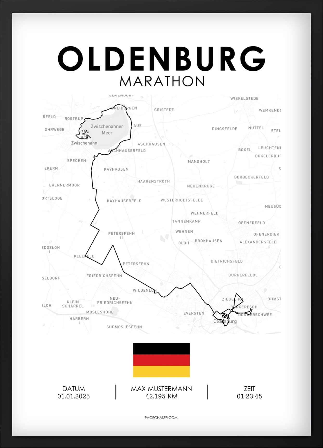 Marathon Oldenburg poster - from 2025