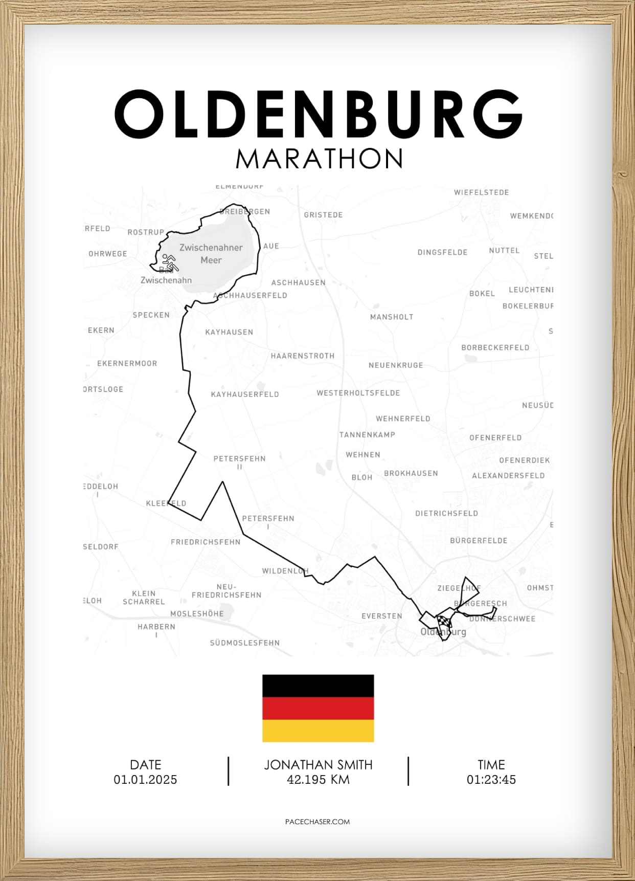 Marathon Oldenburg poster - from 2025