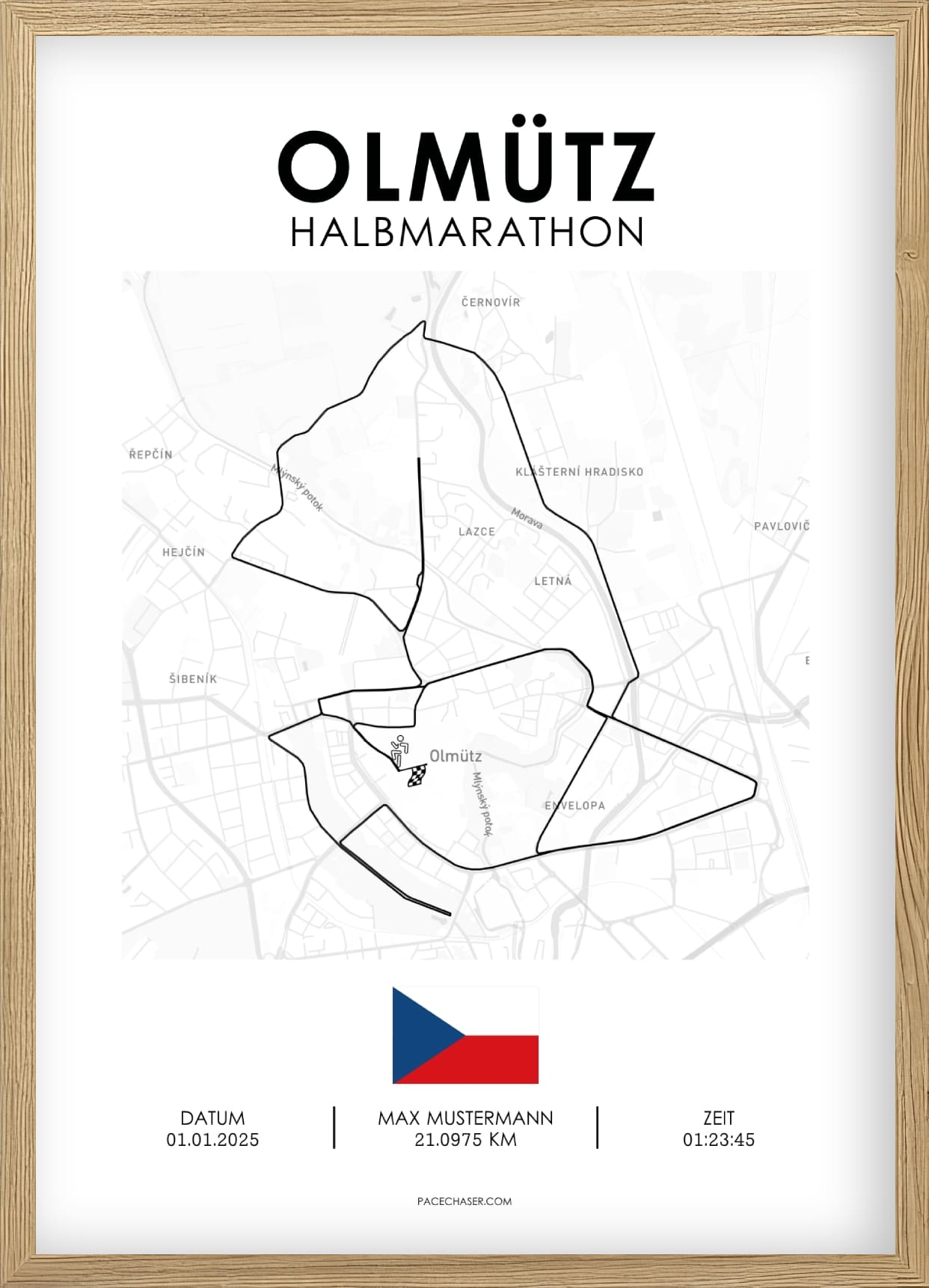 Olomouc Half Marathon Poster