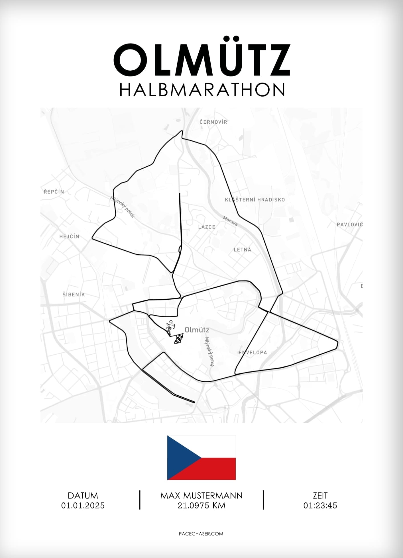Olomouc Half Marathon Poster