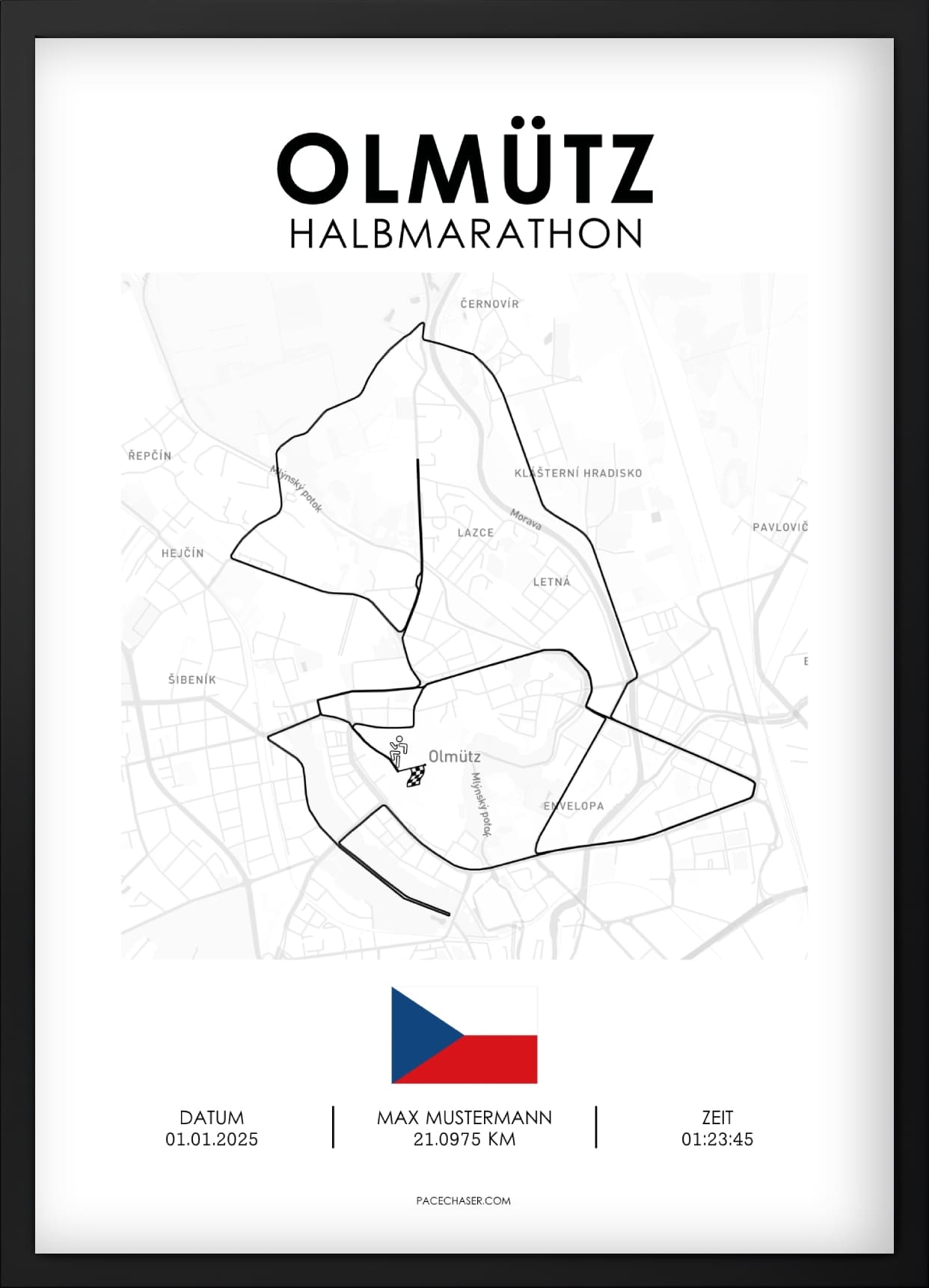Olomouc Half Marathon Poster