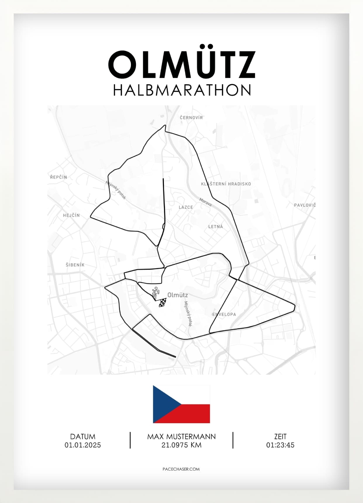 Olomouc Half Marathon Poster