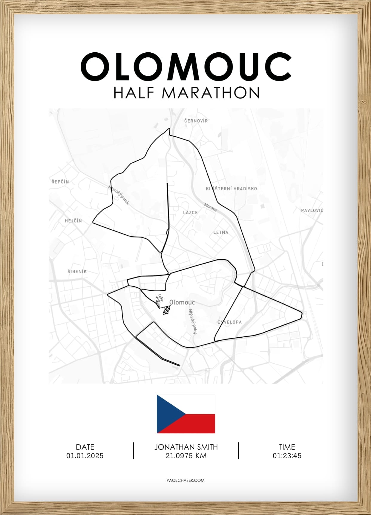 Olomouc Half Marathon Poster