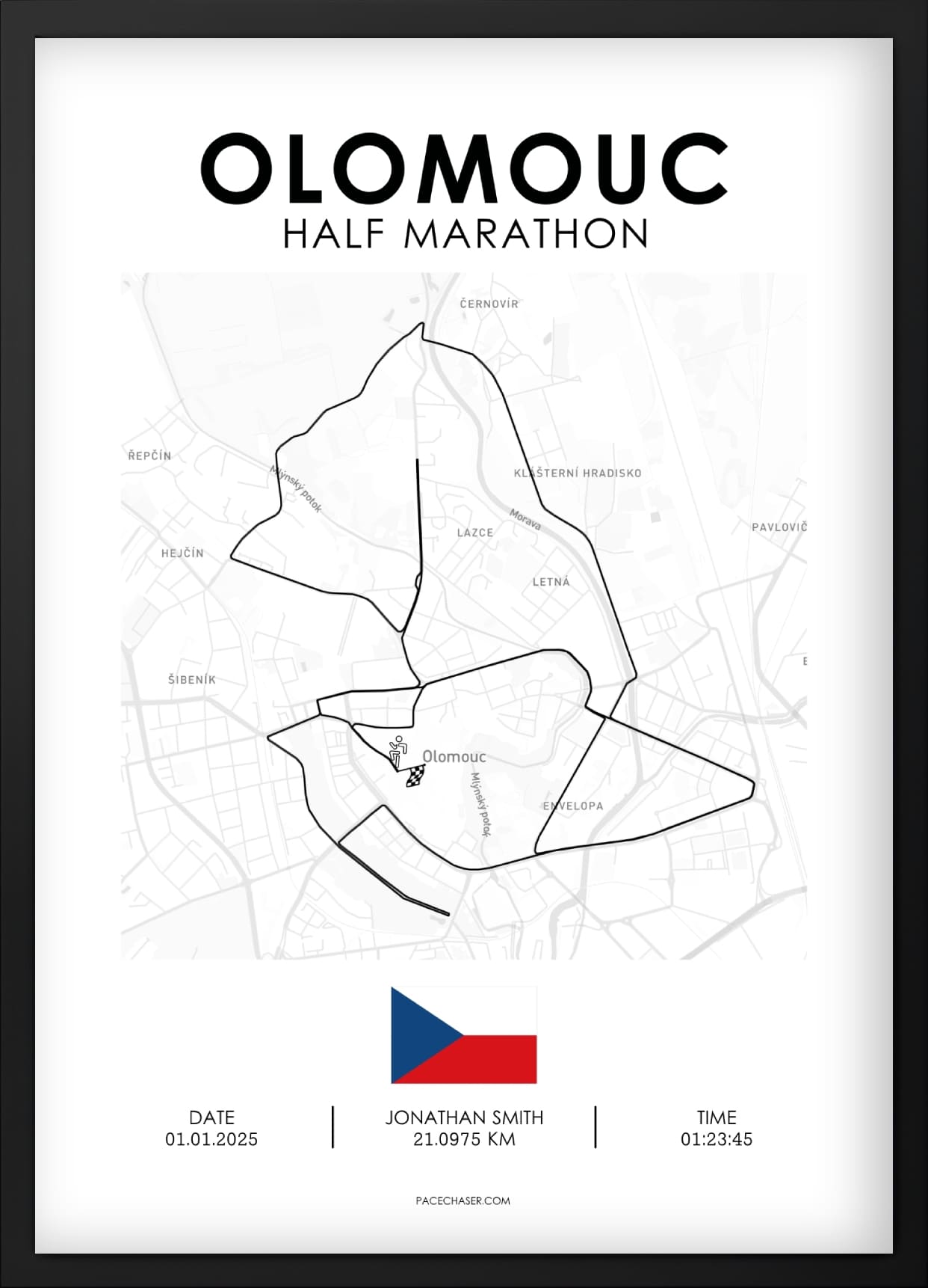 Olomouc Half Marathon Poster