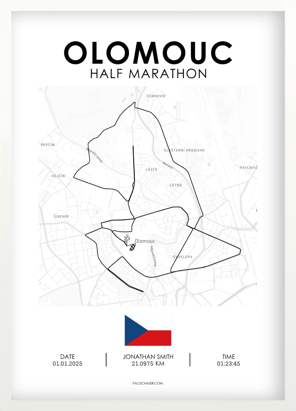 Olomouc Half Marathon Poster