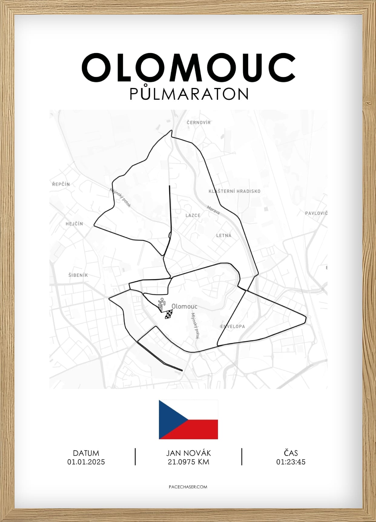 Olomouc Half Marathon Poster