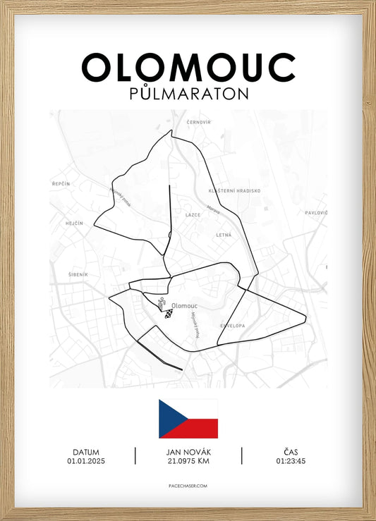 Olomouc Half Marathon Poster