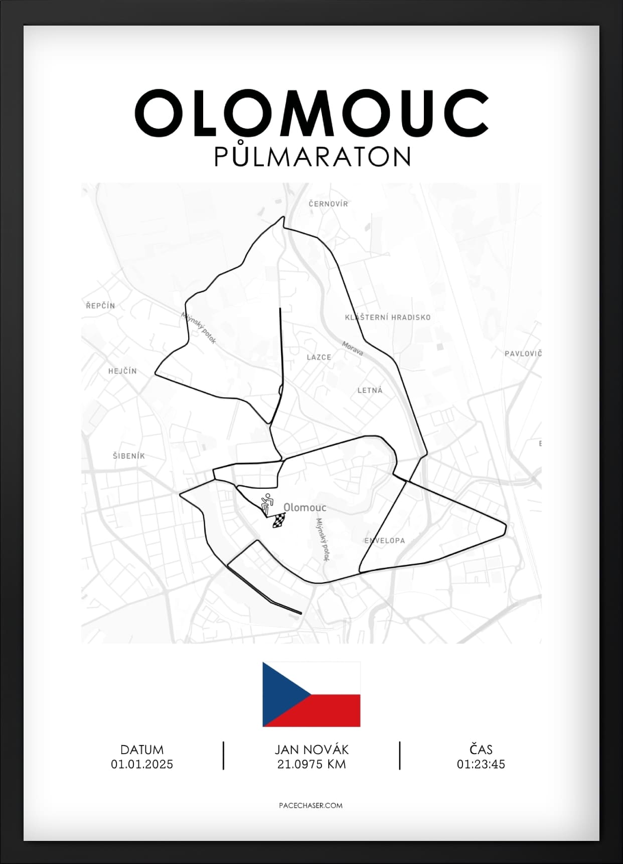Olomouc Half Marathon Poster