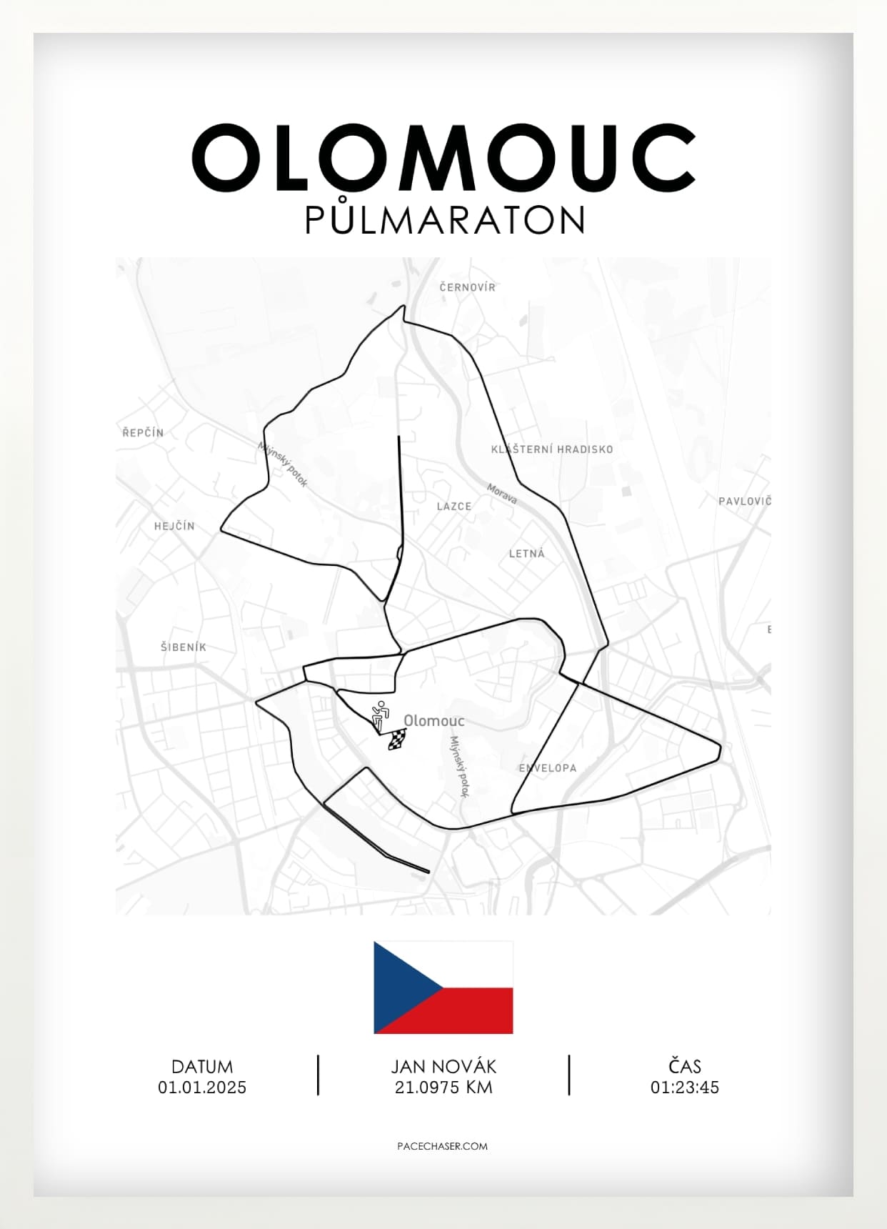 Olomouc Half Marathon Poster