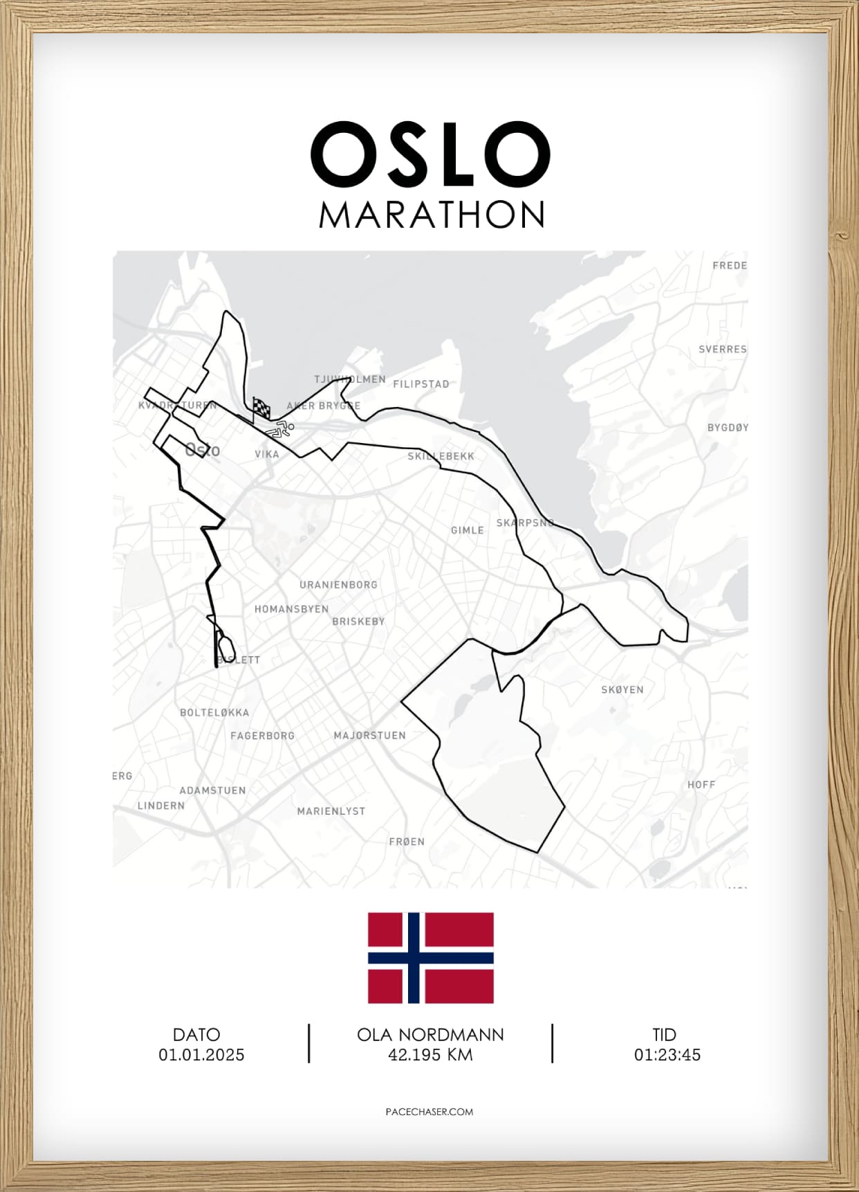 Oslo Marathon Poster