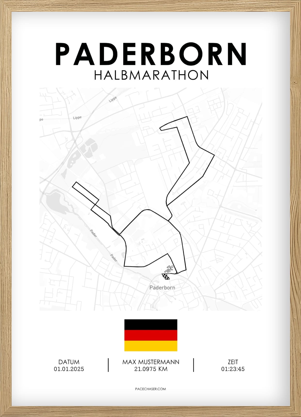 Paderborn Half Marathon Poster (Paderborn Easter Run)