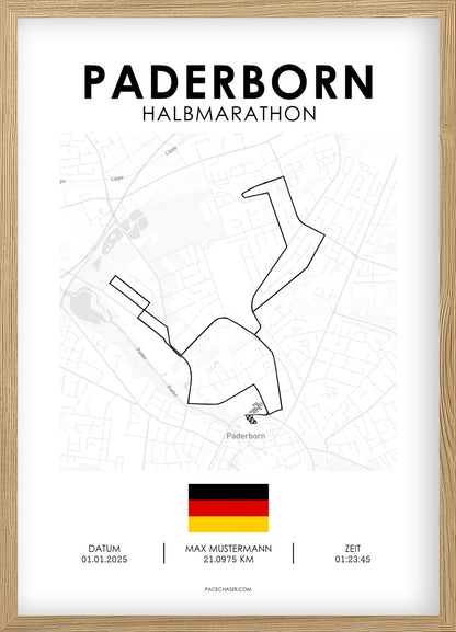 Paderborn Half Marathon Poster (Paderborn Easter Run)