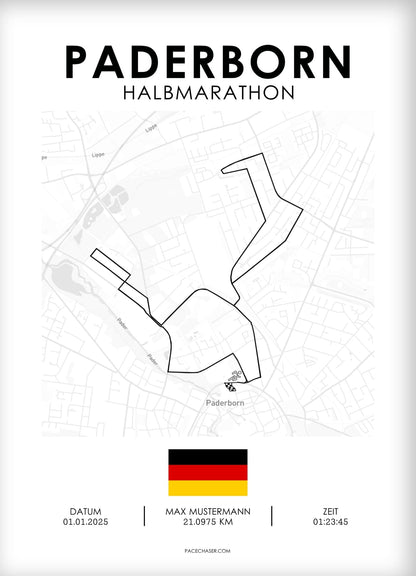 Paderborn Half Marathon Poster (Paderborn Easter Run)
