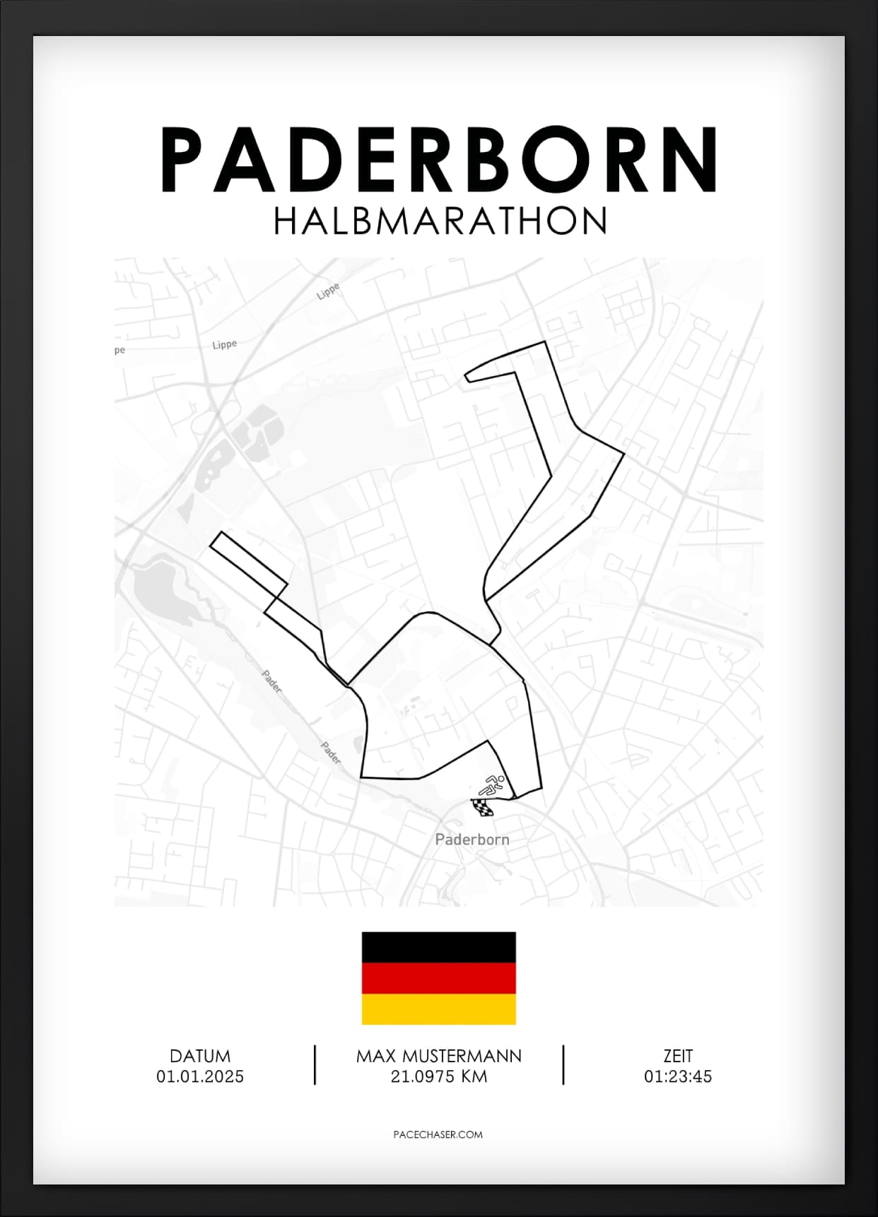 Paderborn Half Marathon Poster (Paderborn Easter Run)