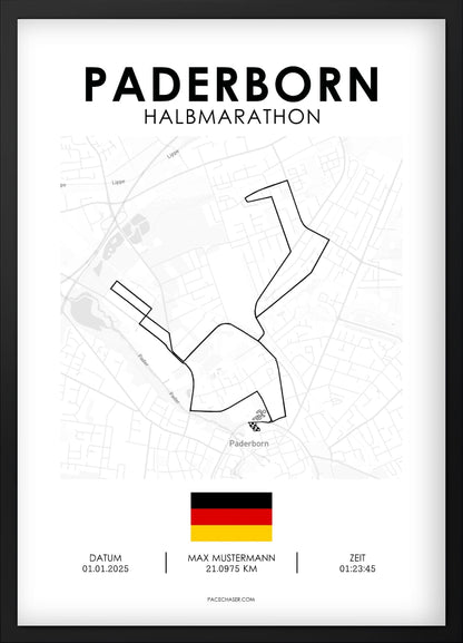 Paderborn Half Marathon Poster (Paderborn Easter Run)
