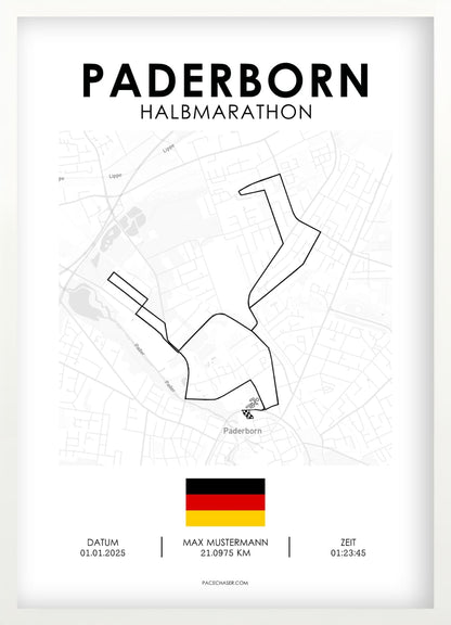 Paderborn Half Marathon Poster (Paderborn Easter Run)