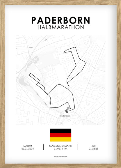 Paderborn Half Marathon Poster (Paderborn Easter Run)