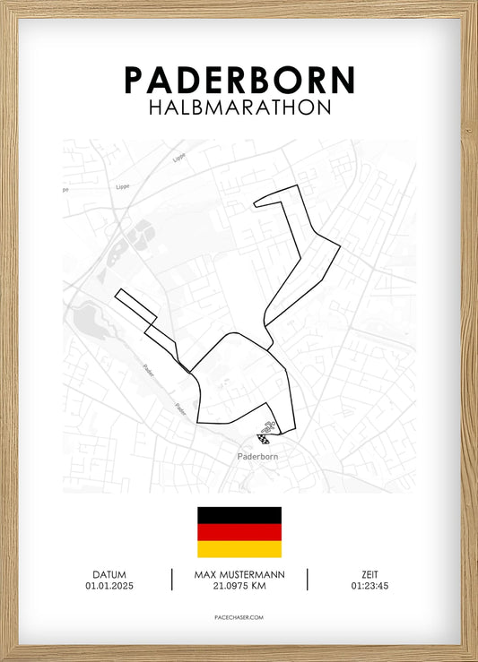 Paderborn Half Marathon Poster (Paderborn Easter Run)