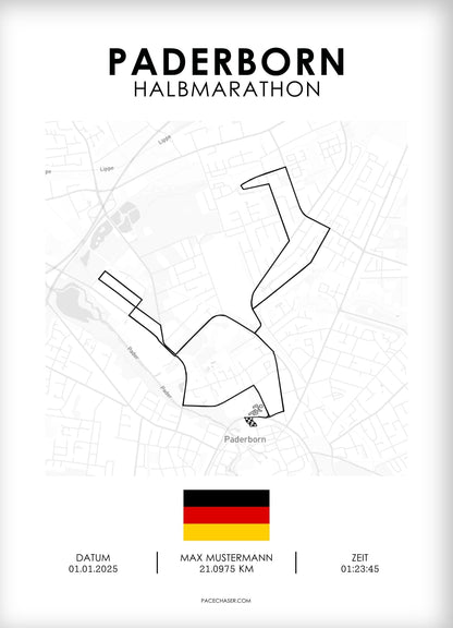Paderborn Half Marathon Poster (Paderborn Easter Run)
