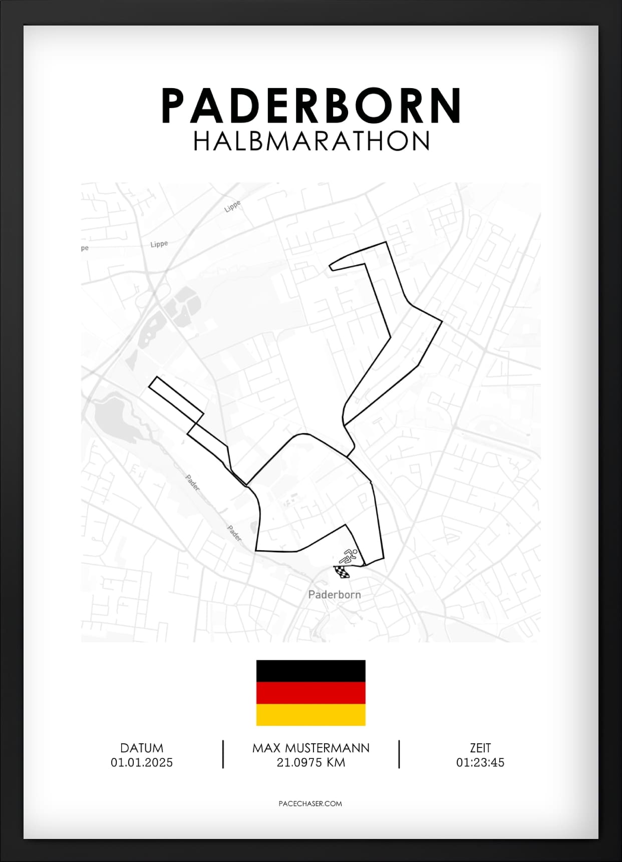 Paderborn Half Marathon Poster (Paderborn Easter Run)