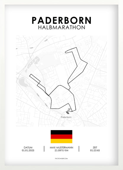 Paderborn Half Marathon Poster (Paderborn Easter Run)