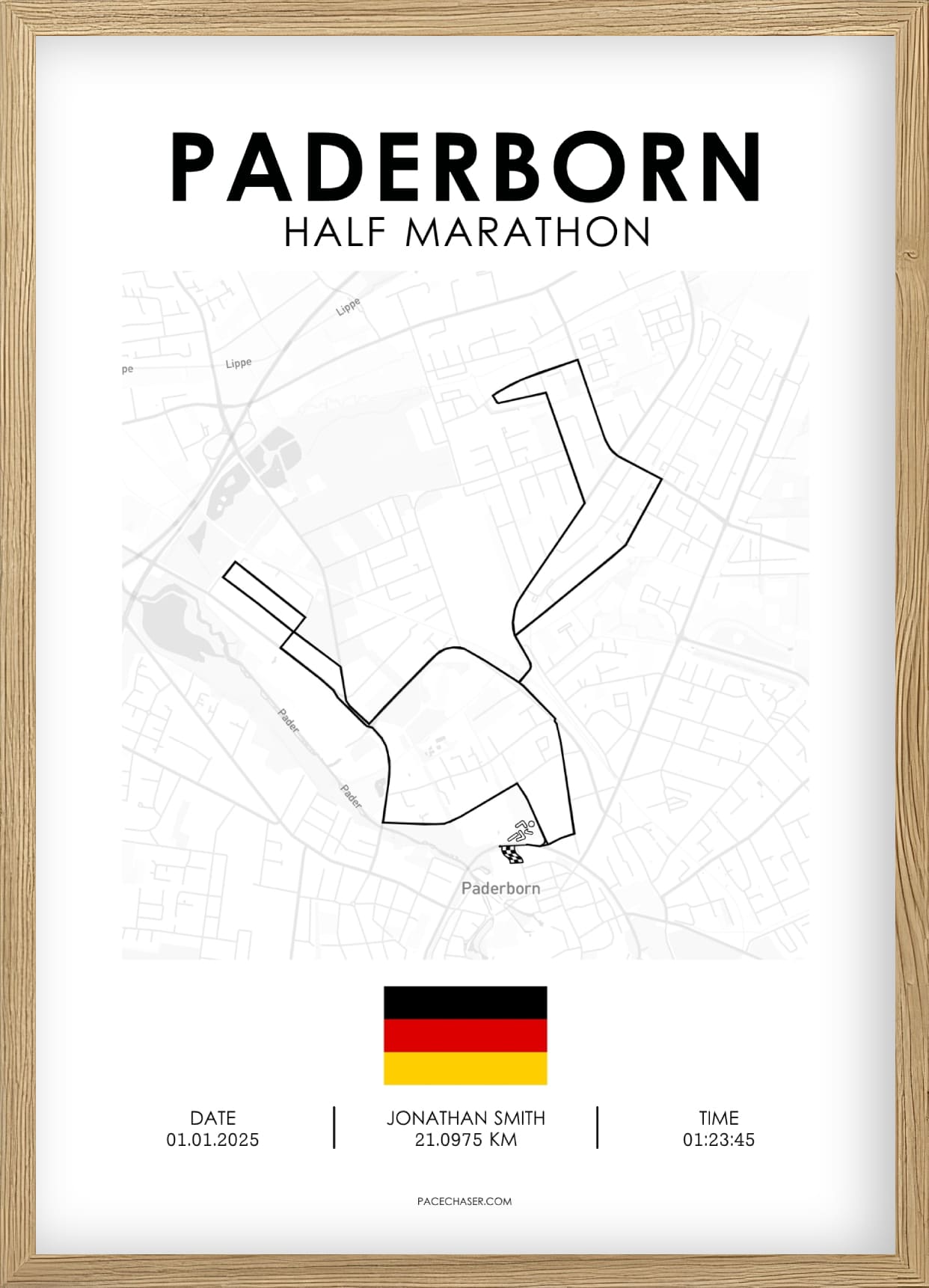 Paderborn Half Marathon Poster (Paderborn Easter Run)