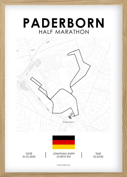 Paderborn Half Marathon Poster (Paderborn Easter Run)