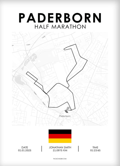 Paderborn Half Marathon Poster (Paderborn Easter Run)