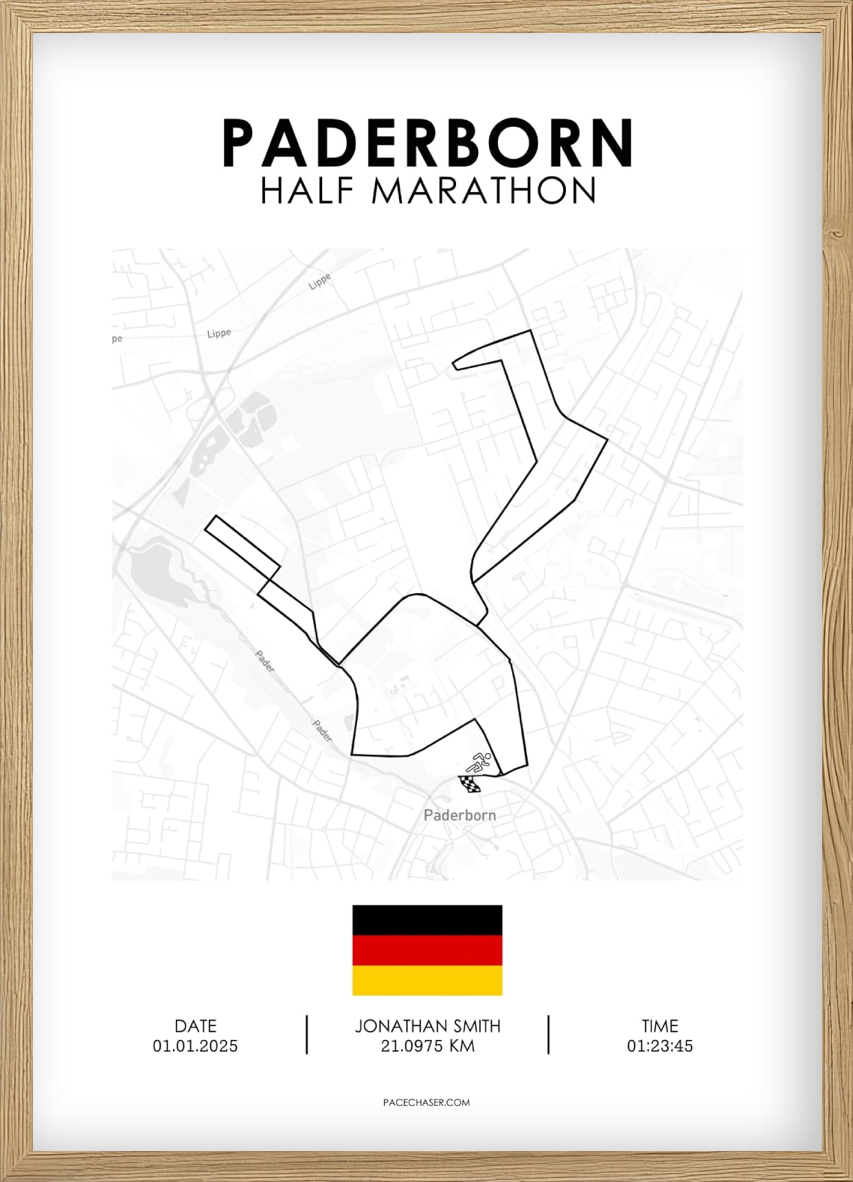 Paderborn Half Marathon Poster (Paderborn Easter Run)