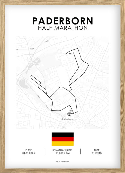 Paderborn Half Marathon Poster (Paderborn Easter Run)