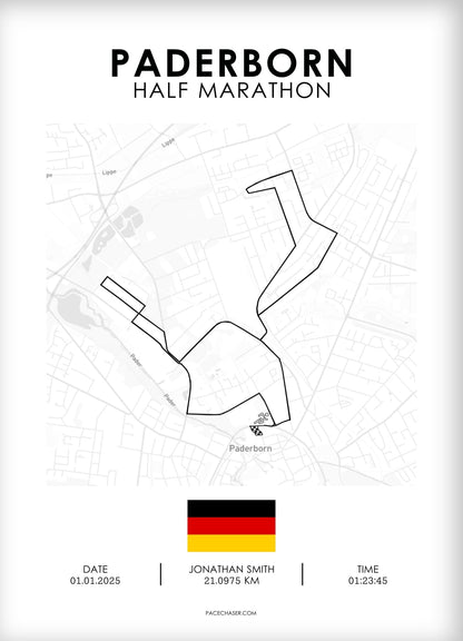 Paderborn Half Marathon Poster (Paderborn Easter Run)