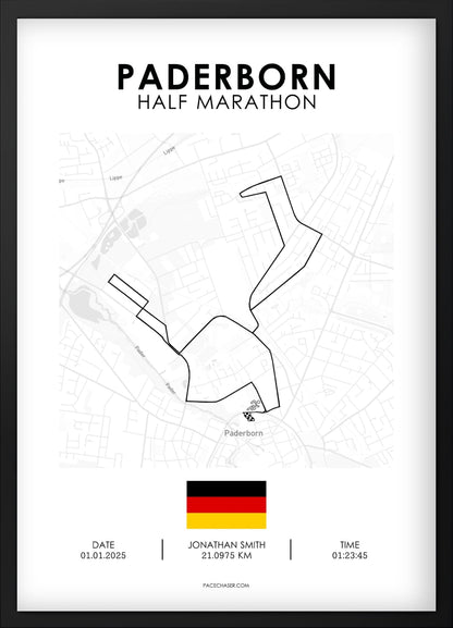 Paderborn Half Marathon Poster (Paderborn Easter Run)