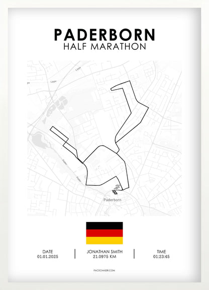 Paderborn Half Marathon Poster (Paderborn Easter Run)