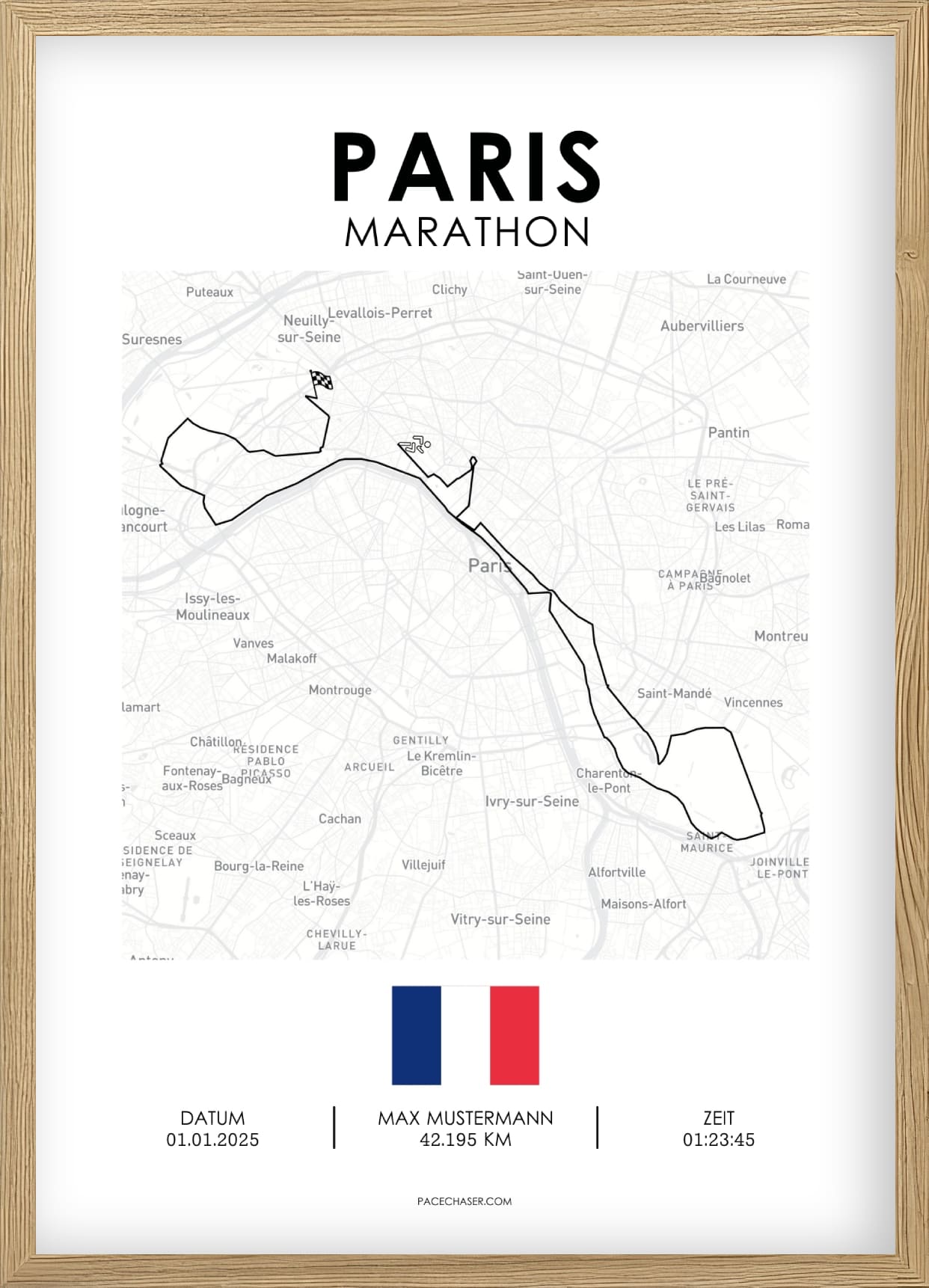 Marathon Paris Poster