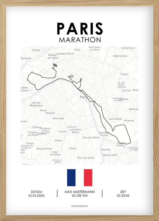 Marathon Paris Poster